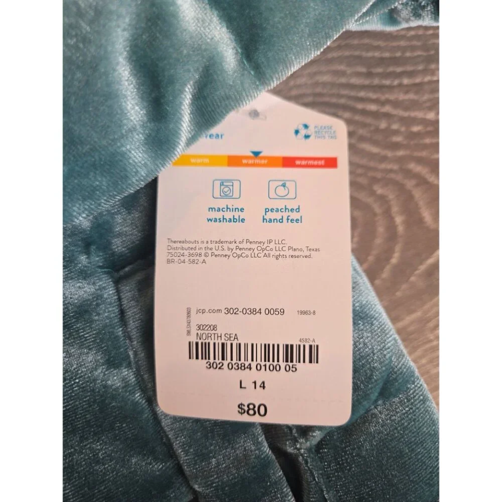 NWT‎ ThereAbouts (JCP) girls green puffer jacket/coat with hood sz 14